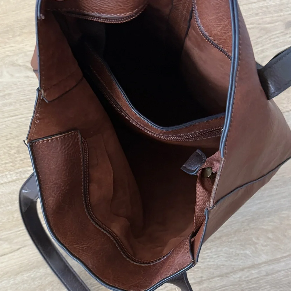 Tote Bag Faux Leather handbag Womens